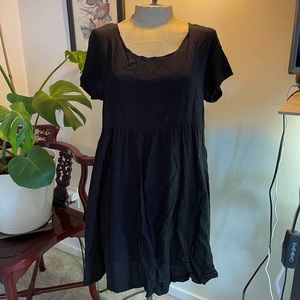 Black babydoll style dress